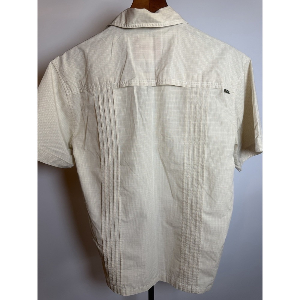 $145 Howler Bros Guayabera Shirt Off White Cream Color size Small - Picture 4 of 7
